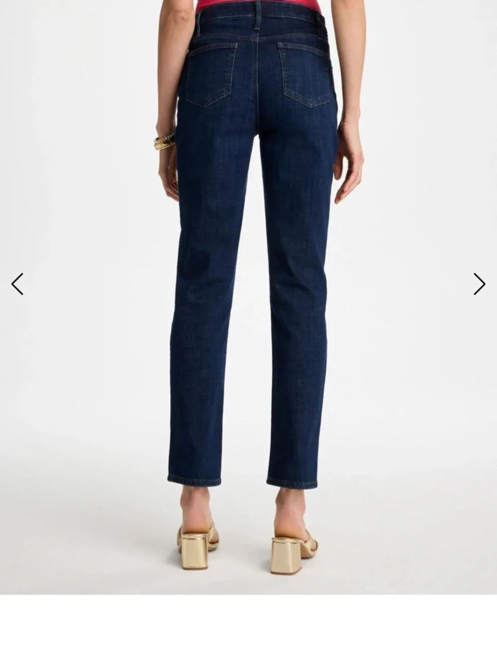 Chico's Dark Indigo Ankle Straight Jeans - Picture 5 of 12